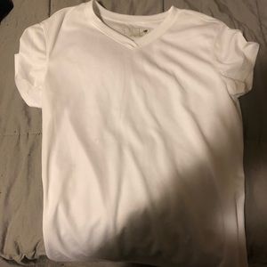 White athletic t shirt